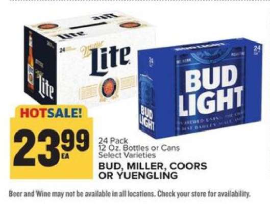 Bud, Miller, Coors or Yuengling
