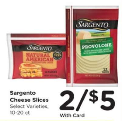 Sargento Cheese Slices*