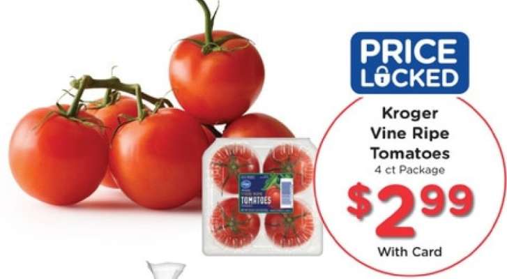 Kroger Vine Ripe Tomatoes