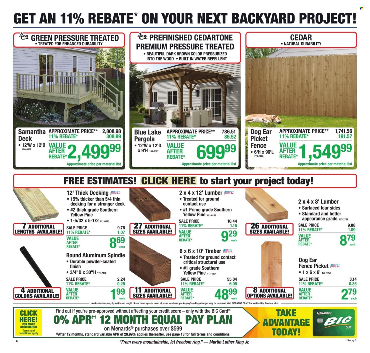 Menards ad - 06/25/2026 - 07/05/2026. Page 7