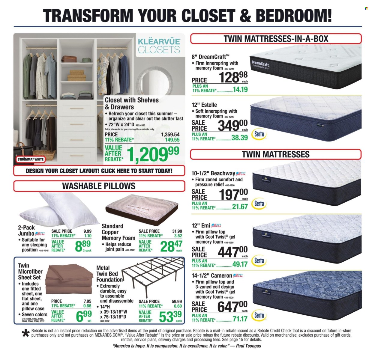 Menards ad - 06/25/2026 - 07/05/2026. Page 18