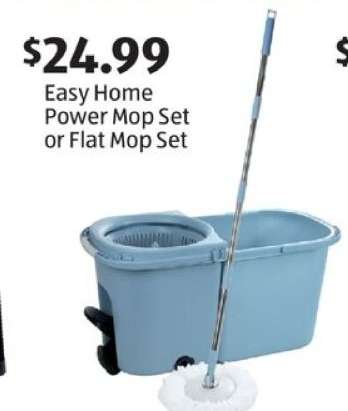 Easy Home Power Mop Set or Flat Mop Set