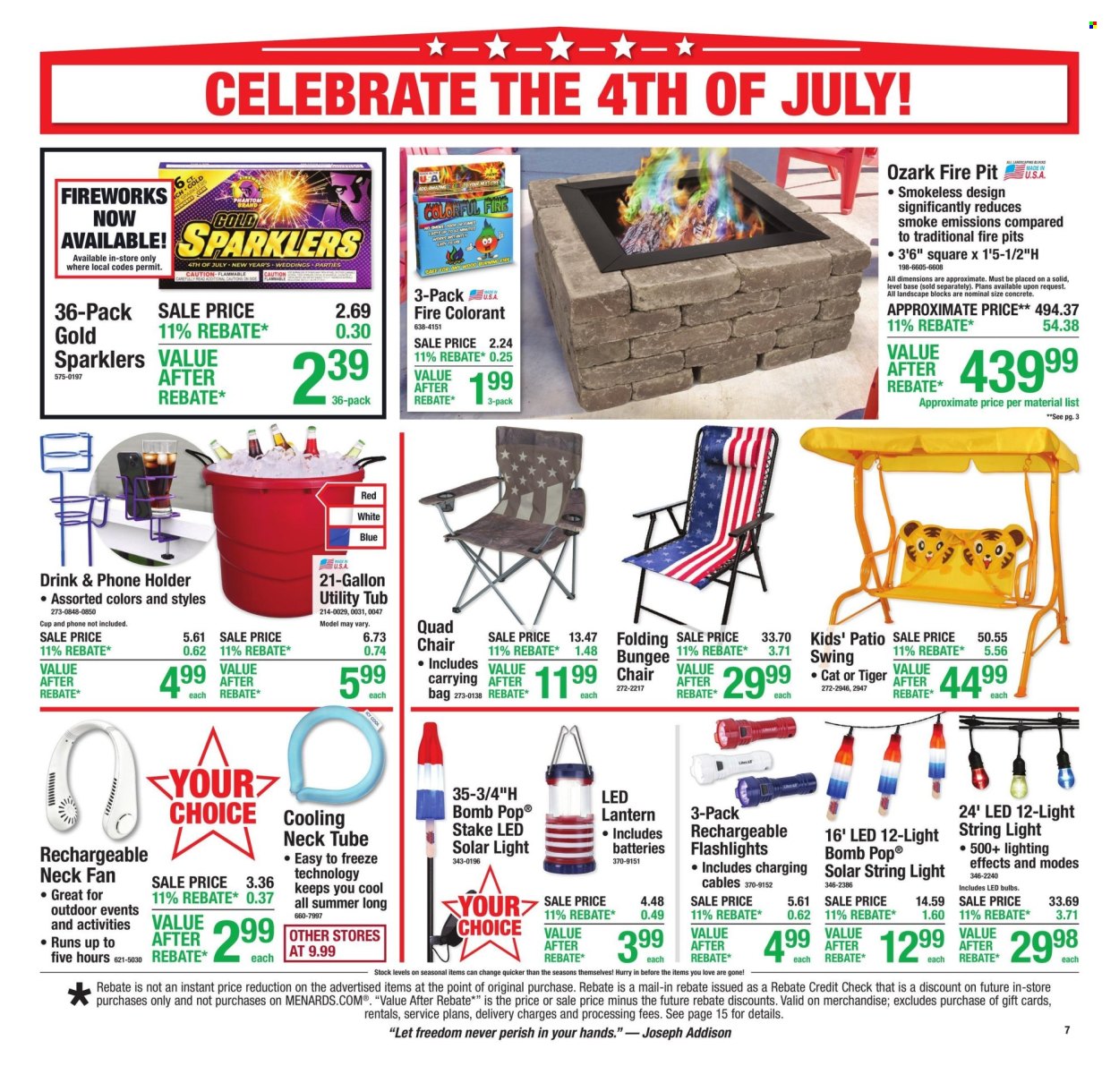 Menards ad - 06/25/2026 - 07/05/2026. Page 13