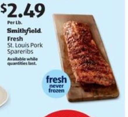 Smithfield Fresh St. Louis Pork Spareribs