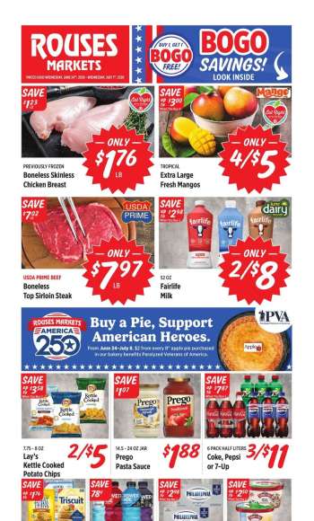 Rouses Markets Flyer - 06/24/2026 - 07/01/2026.