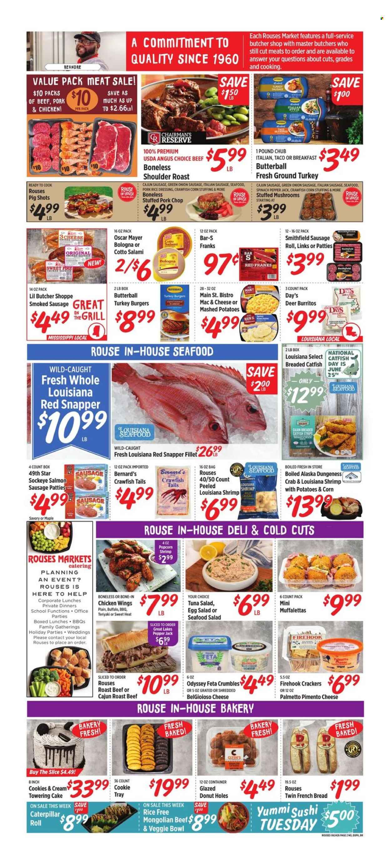 Rouses Markets ad - 06/24/2026 - 07/01/2026. Page 4