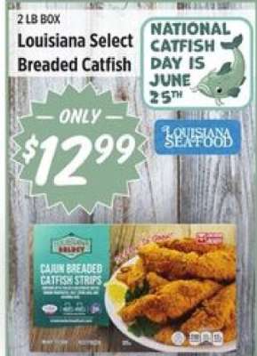 Louisiana Select Breaded Catfish