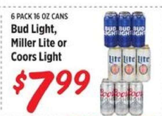 6 PACK 16 OZ CANS