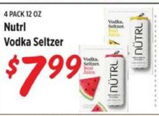 NÜTRL vodka seltzer