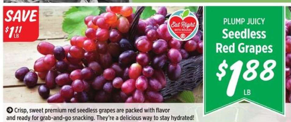 Seedless Red Grapes
