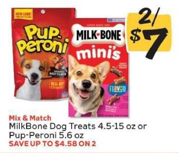 MilkBone Dog Treats or Pup-Peroni