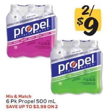 6 Pk Propel 500 mL