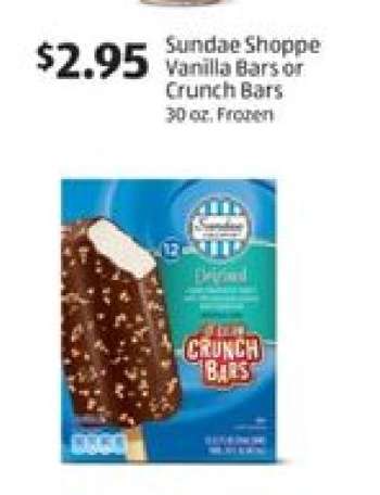 Sundae Shoppe Vanilla Bars or Crunch Bars