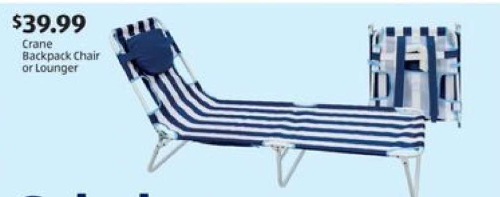 Crane Backpack Chair or Lounger