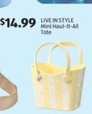 LIVE IN STYLE Mini Haul-It-All Tote