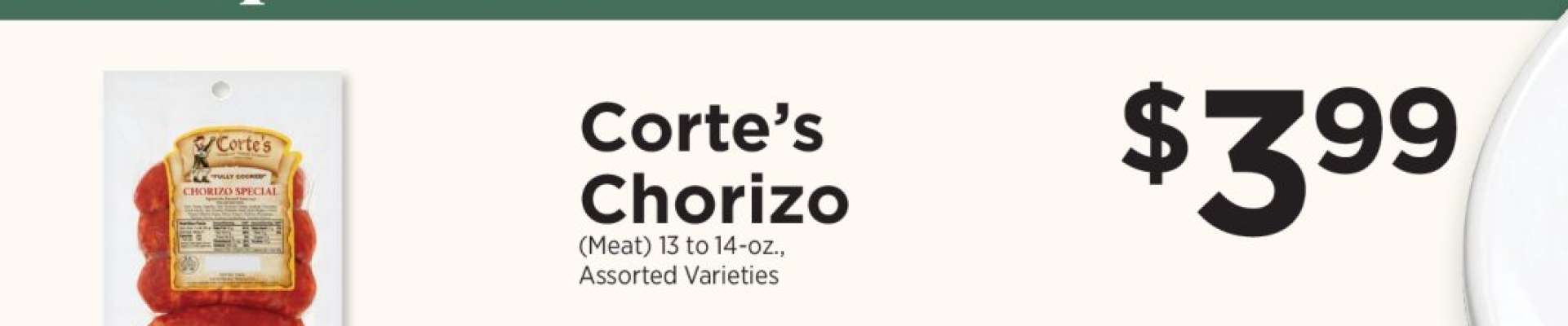 Corte's Chorizo