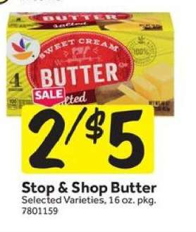 Stop & Shop Butter