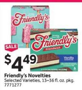 Friendly's Novelties