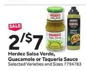 Herdez Salsa Verde, Guacamole or Taqueria Sauce
