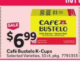 CAFÉ BUSTELO K-CUPS
