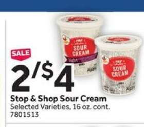 Stop & Shop Sour Cream