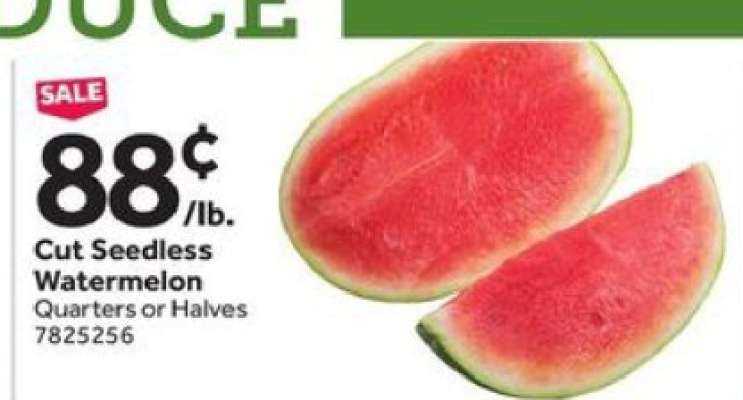 Cut Seedless Watermelon