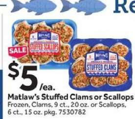 Matlaw's Stuffed Clams or Scallops