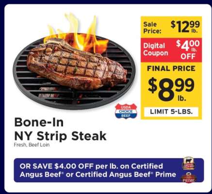 Bone-in NY Strip Steak