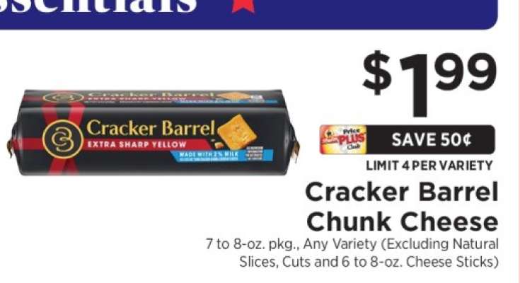 Cracker Barrel Chunk Cheese