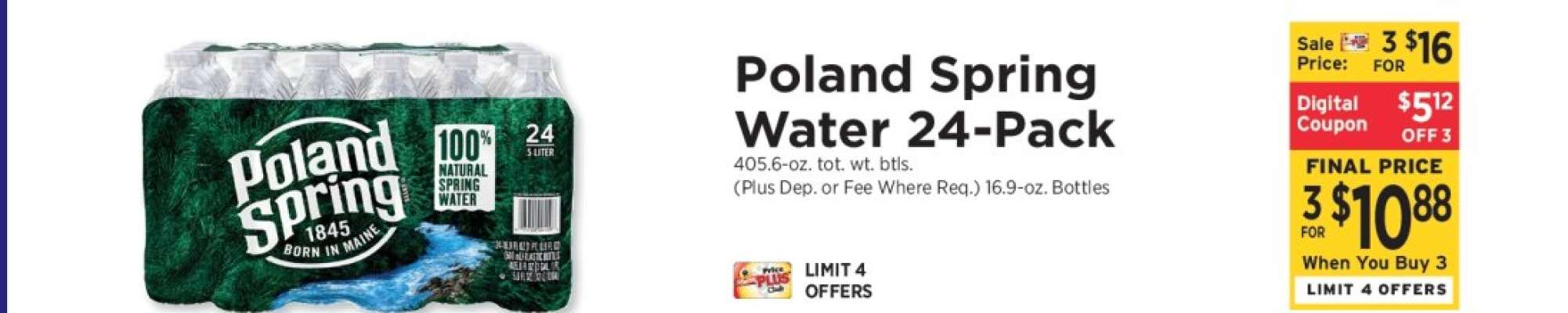 Poland Spring Water 24-Pack