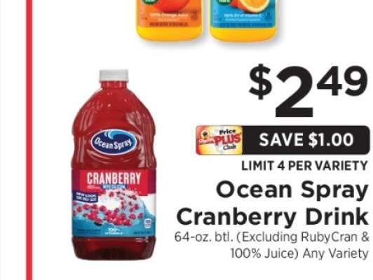 Ocean Spray Cranberry Drink