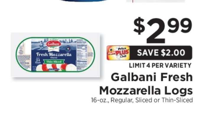 Galbani Fresh Mozzarella Logs