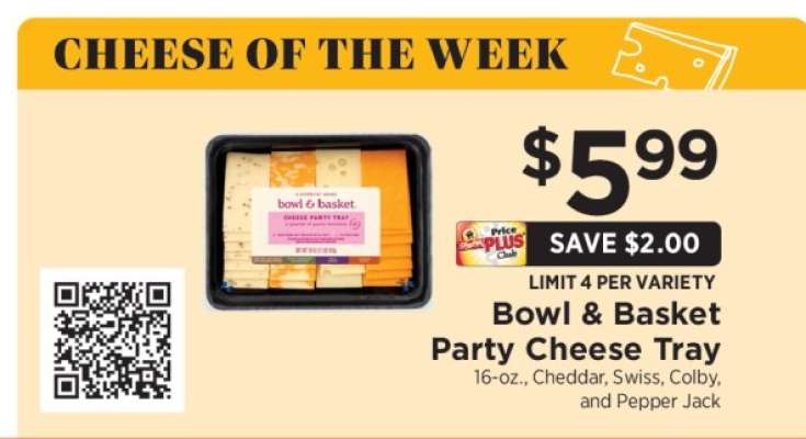 Bowl & Basket Party Cheese Tray