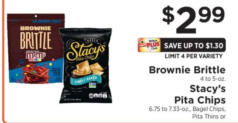 Brownie Brittle / Stacy's Pita Chips