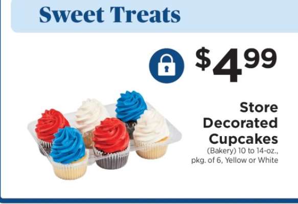 Store Decorated Cupcakes