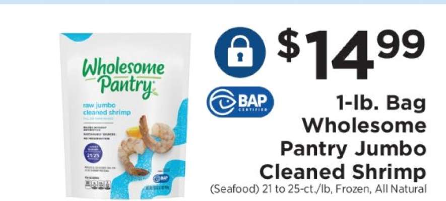 Wholesome Pantry Jumbo Cleaned Shrimp