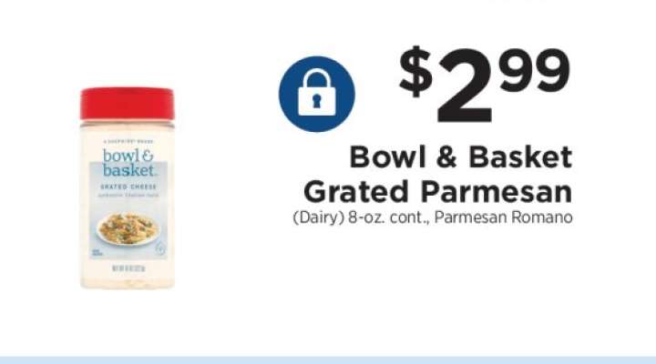Bowl & Basket Grated Parmesan