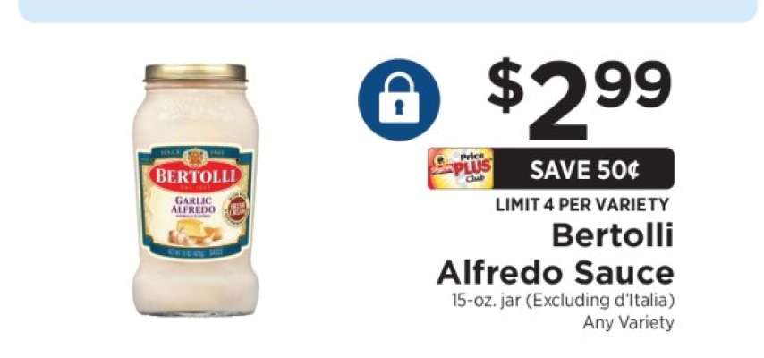 Bertolli Alfredo Sauce