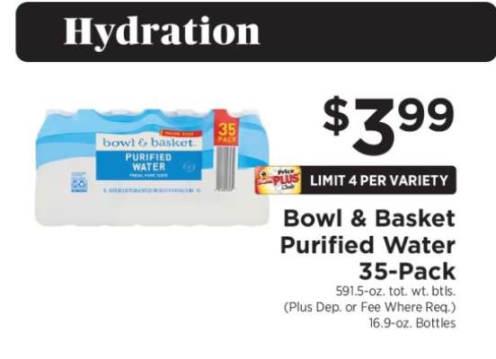 Bowl & Basket Purified Water 35-Pack