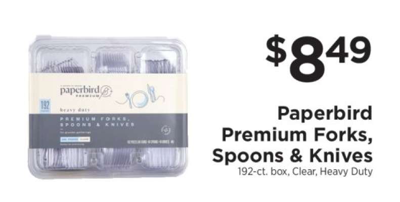 Paperbird Premium Forks, Spoons & Knives