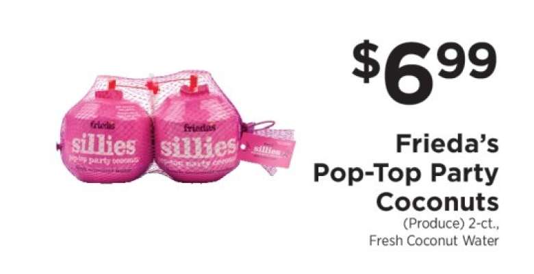 Frieda’s Pop-Top Party Coconuts