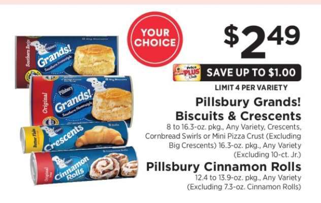 Pillsbury Grands! Biscuits & Crescents / Pillsbury Cinnamon Rolls