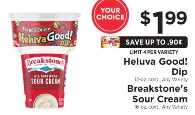 Heluva Good! Dip & Breakstone's Sour Cream