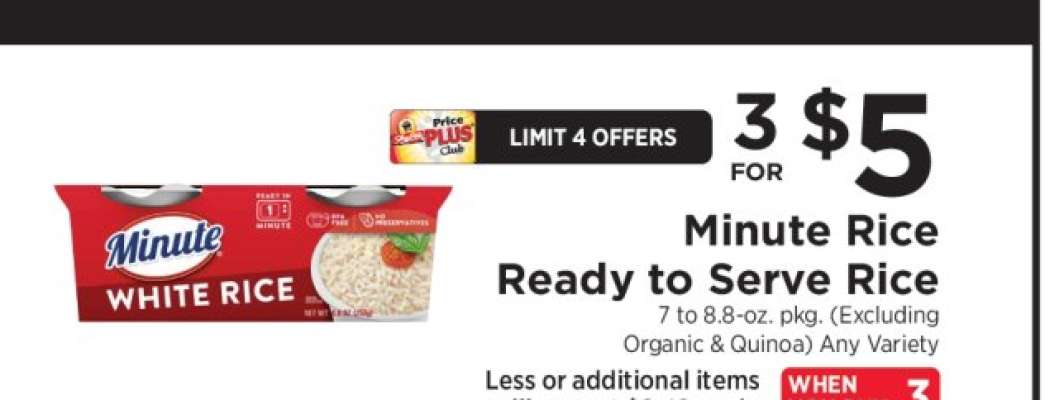 Minute Rice Ready to Serve Rice