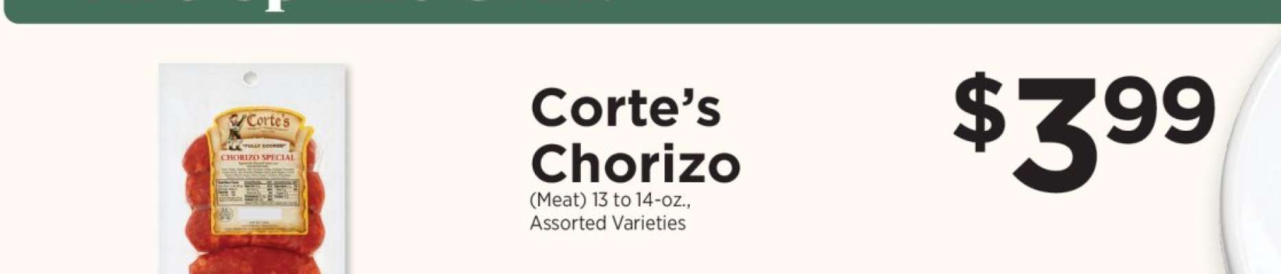 Corte's Chorizo