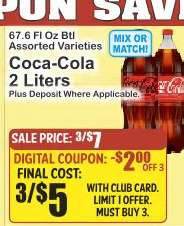 Coca-Cola 2 Liters
