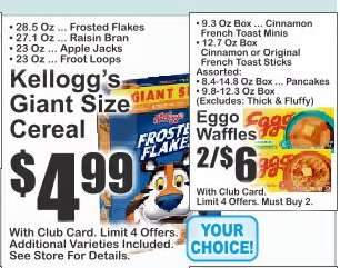Kellogg's Giant Size Cereal