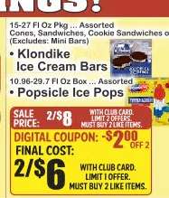 Klondike Ice Cream Bars