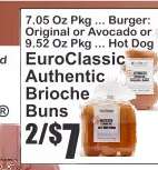 EuroClassic Authentic Brioche Buns