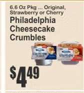 Philadelphia Cheesecake Crumbles